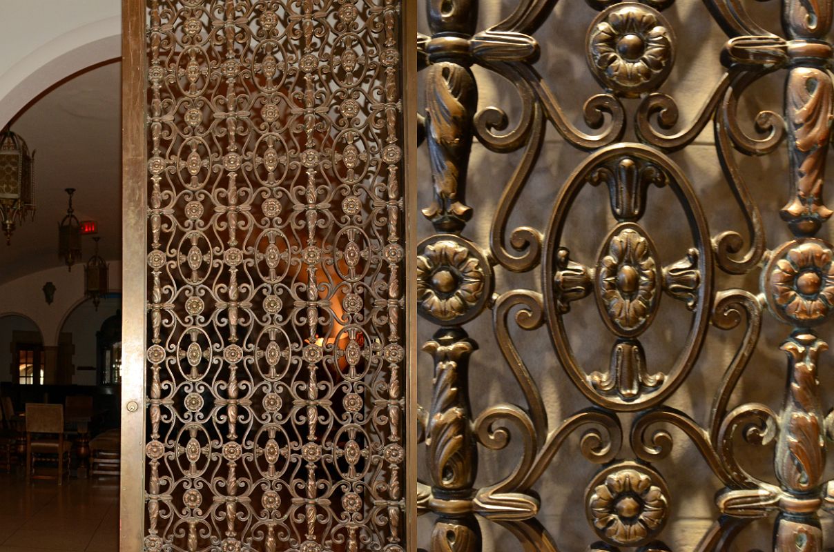 40 Banff Springs Hotel Mezzanine Level 2 Cast Bronze Doors To Alhambra Room